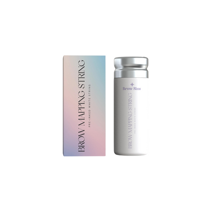 White Pre-Inked Brow Mapping String